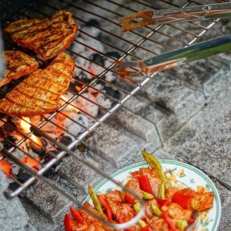 Nebengebaeude In Mit Terrasse, Garten Und Grill Mönkebude